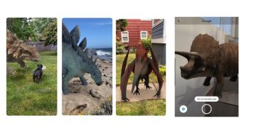 Google trae dinosaurios en realidad aumentada