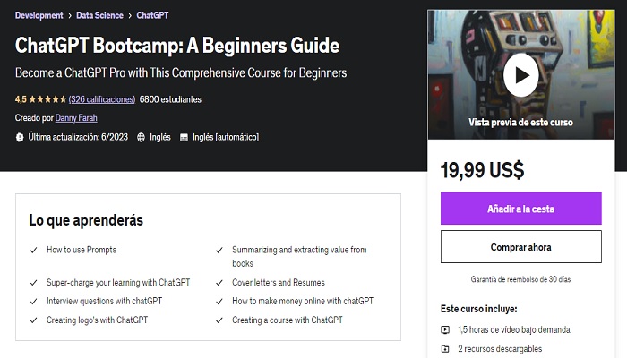 Cursos para aprovechar al máximo ChatGPT