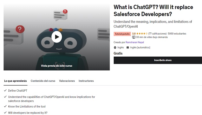 Cursos para aprovechar al máximo ChatGPT