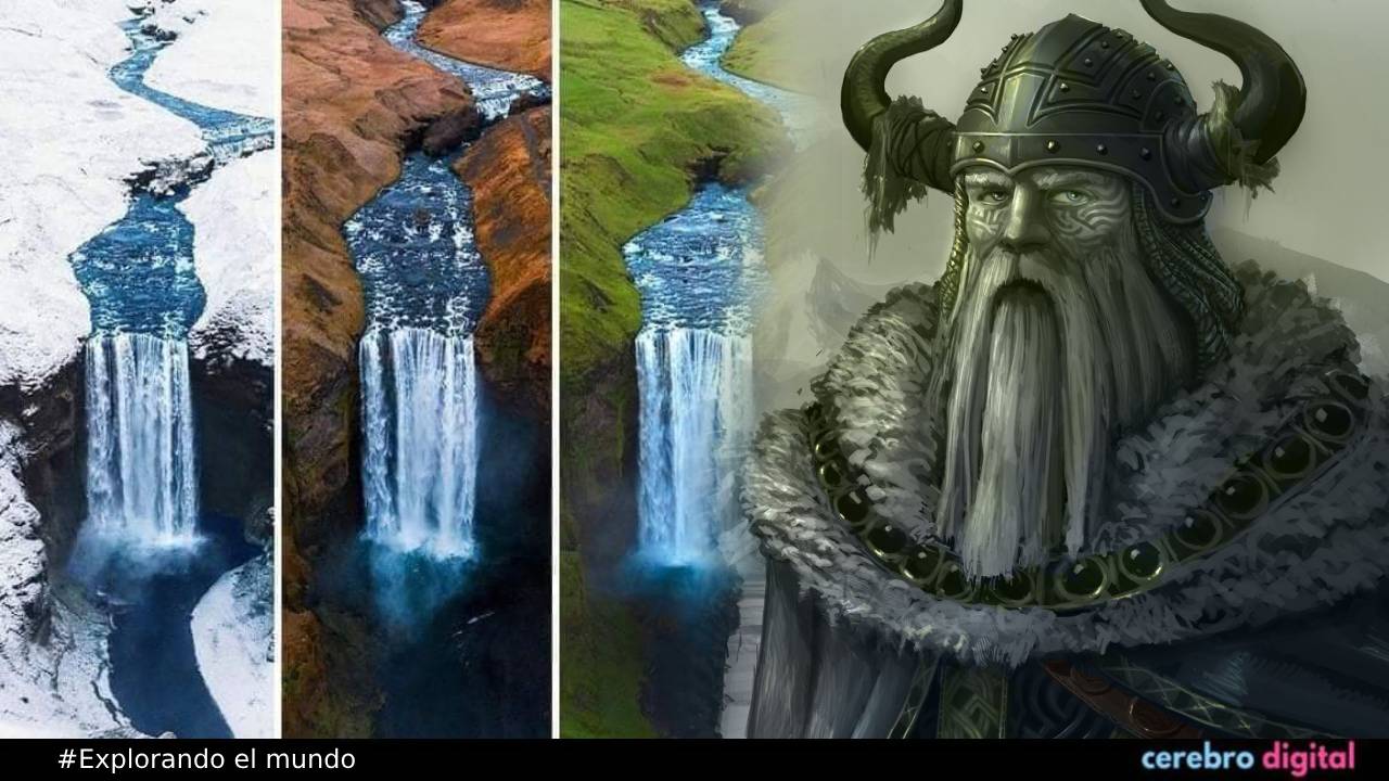 La cascada Skogafoss: Belleza entre una leyenda