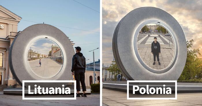 There is a portal that connects Poland and Lithuania 2 There is a portal that connects Poland and Lithuania