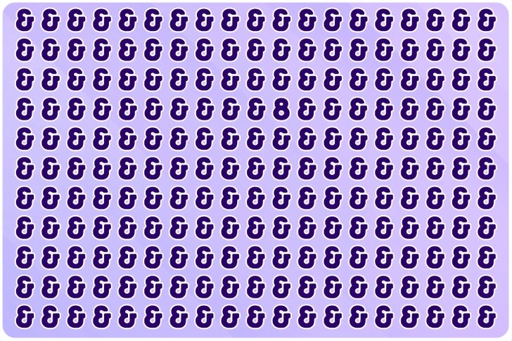 Test: Desafía tu agudeza mental y encuentra el símbolo distinto 