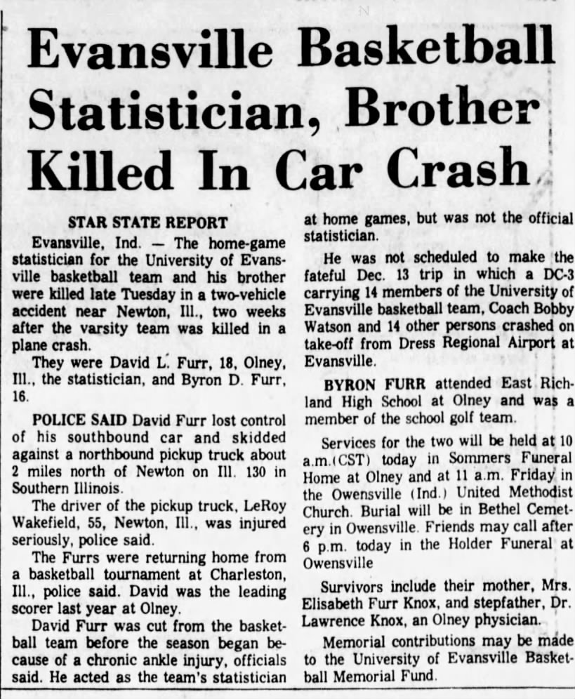 ¿Destino Final? La Tragedia de los Evansville Aces 4 ¿Destino Final? La Tragedia de los Evansville Aces
