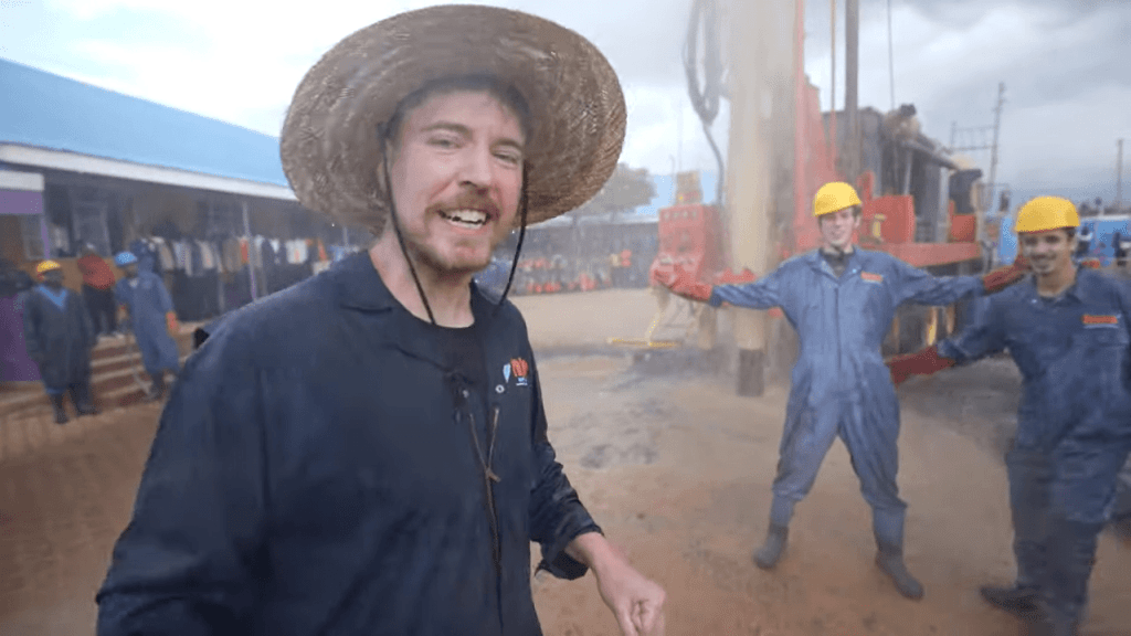 MrBeast cambia la vida de miles de personas al construir más de 100 pozos en áfrica