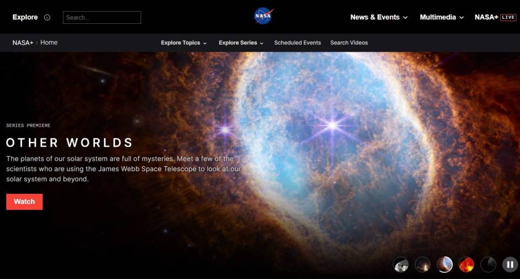 NASA+: La nueva plataforma de streaming de la NASA ya está disponible 2 NASA+: La nueva plataforma de streaming de la NASA ya está disponible