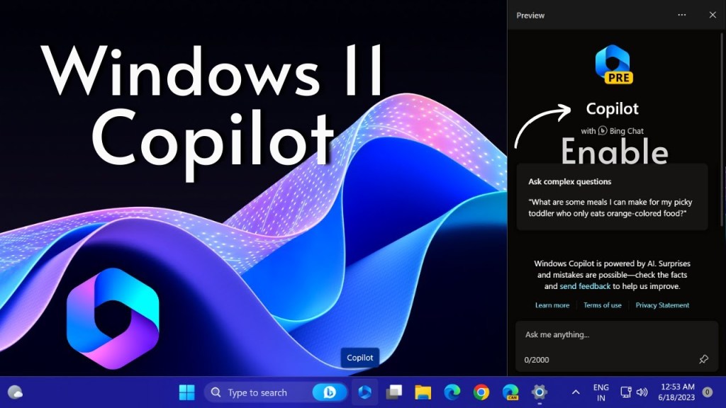 Copilot de Windows 11 ya está activo: Cómo activarlo y qué puede hacer el asistente con IA