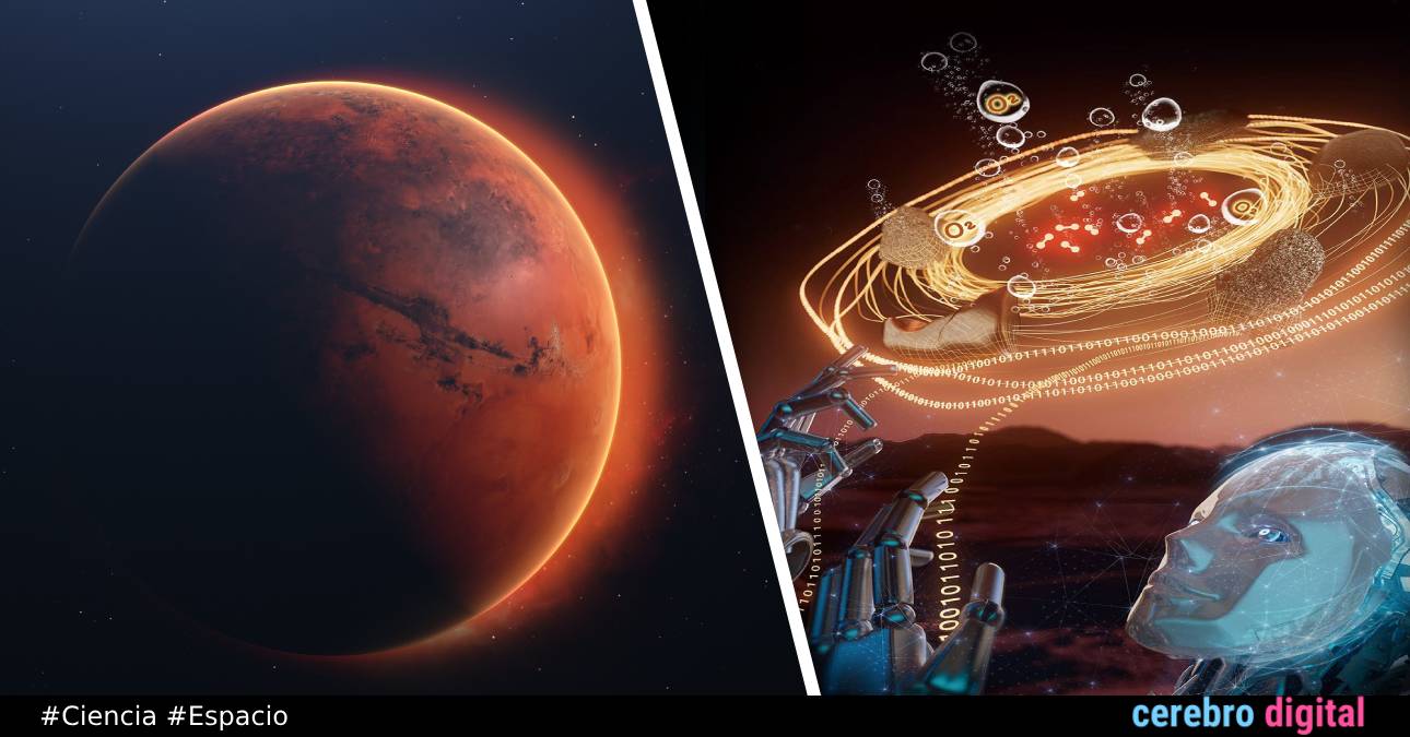 Científico no humano encontró la fórmula para producir oxígeno en Marte