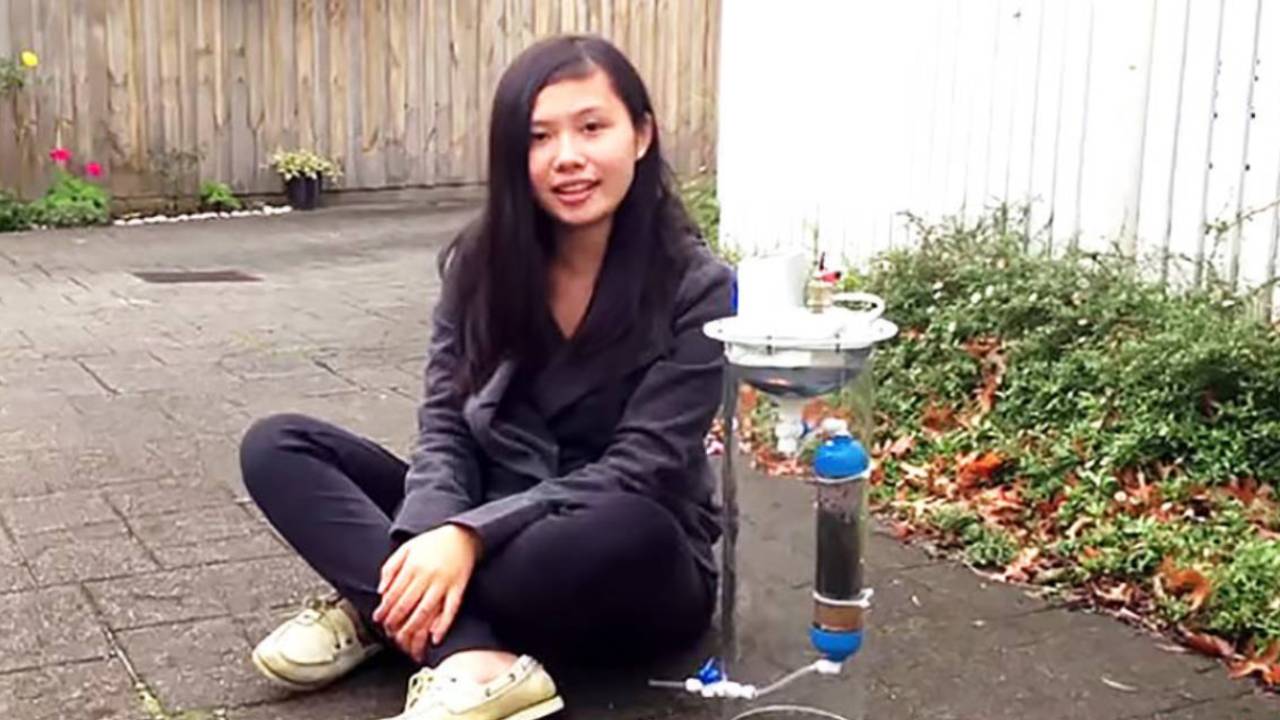 H2Pro: el invento de una adolescente de 17 años que purifica el agua y genera energía