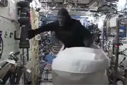 Cuando un astronauta se disfrazó de gorila en la EEI y asustó a sus compañeros