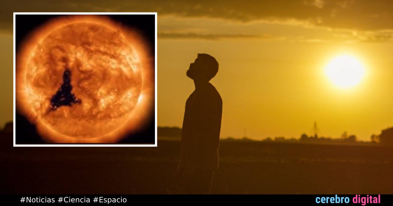 Enorme agujero 60 veces más grande que la Tierra se abre en el Sol