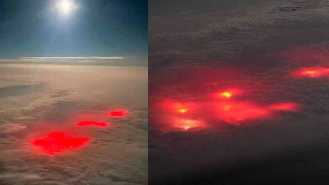 ¿Qué eran las misteriosas luces rojas captadas por un piloto en el Océano Atlántico?