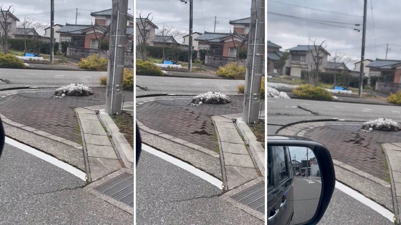 VIDEO: El suelo “respira”, las aterradoras imágenes durante el terremoto de Japón