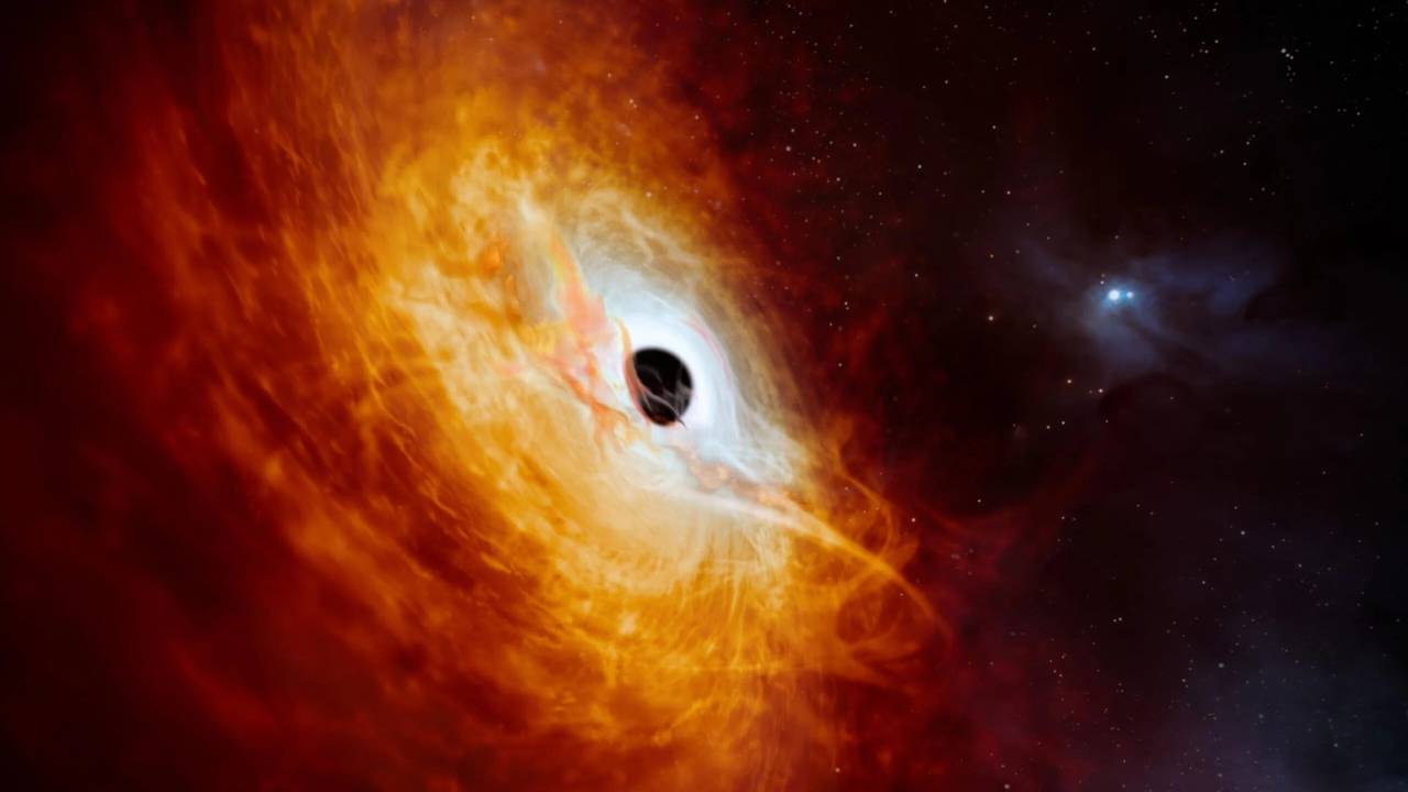 Descubren el objeto más brillante del universo: es impulsado por un agujero negro supermasivo de mayor crecimiento