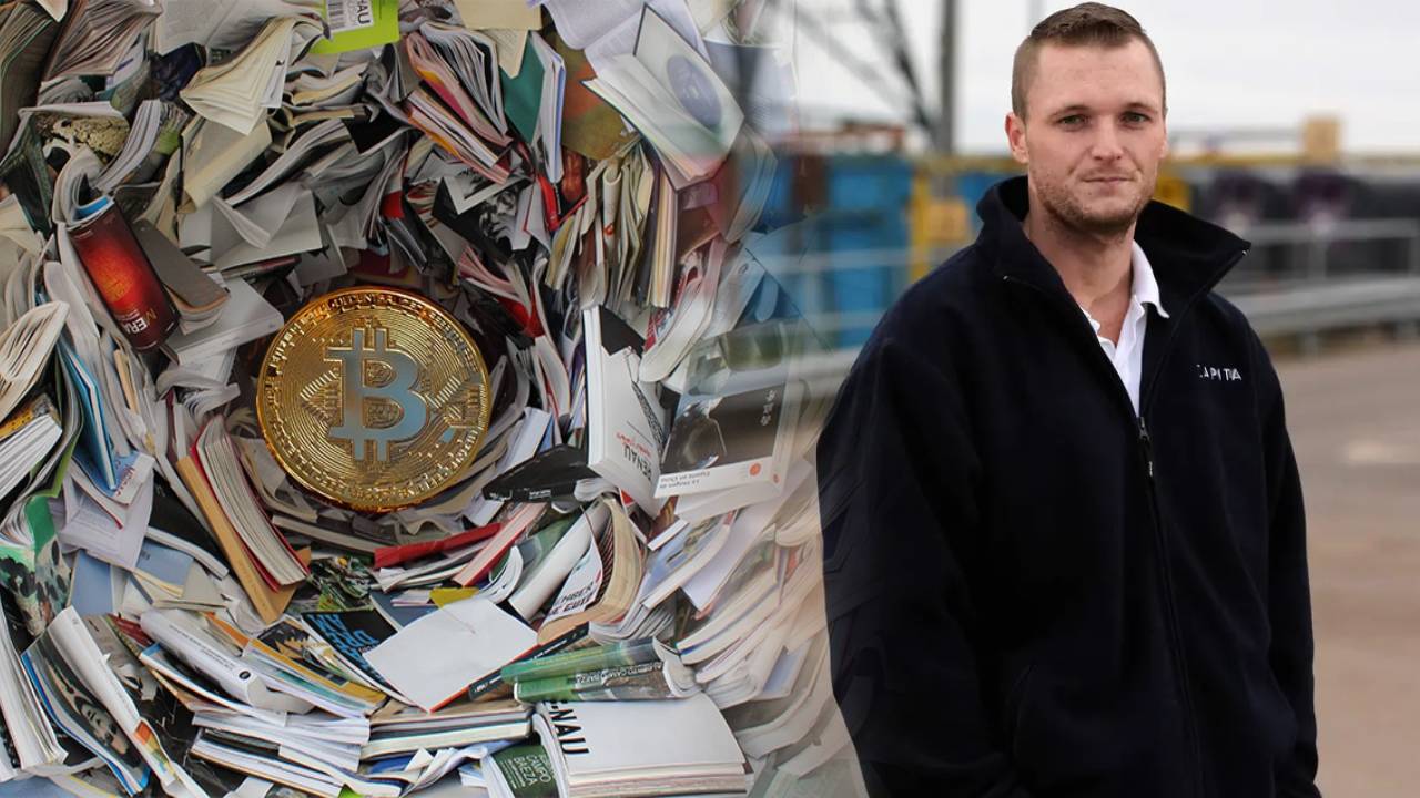 El desafortunado James Howells: Perder un disco duro con 8.000 Bitcoins en un vertedero