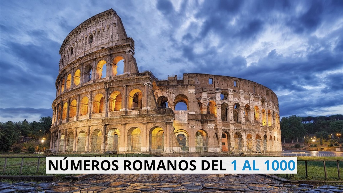 numeros romanos del 1 al 1000