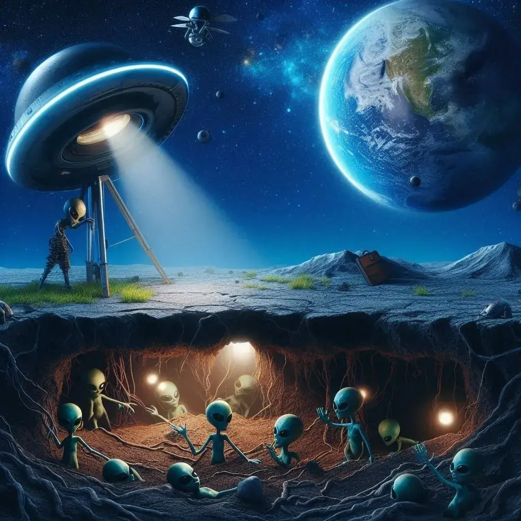 civilización alienígena oculta en la tierra