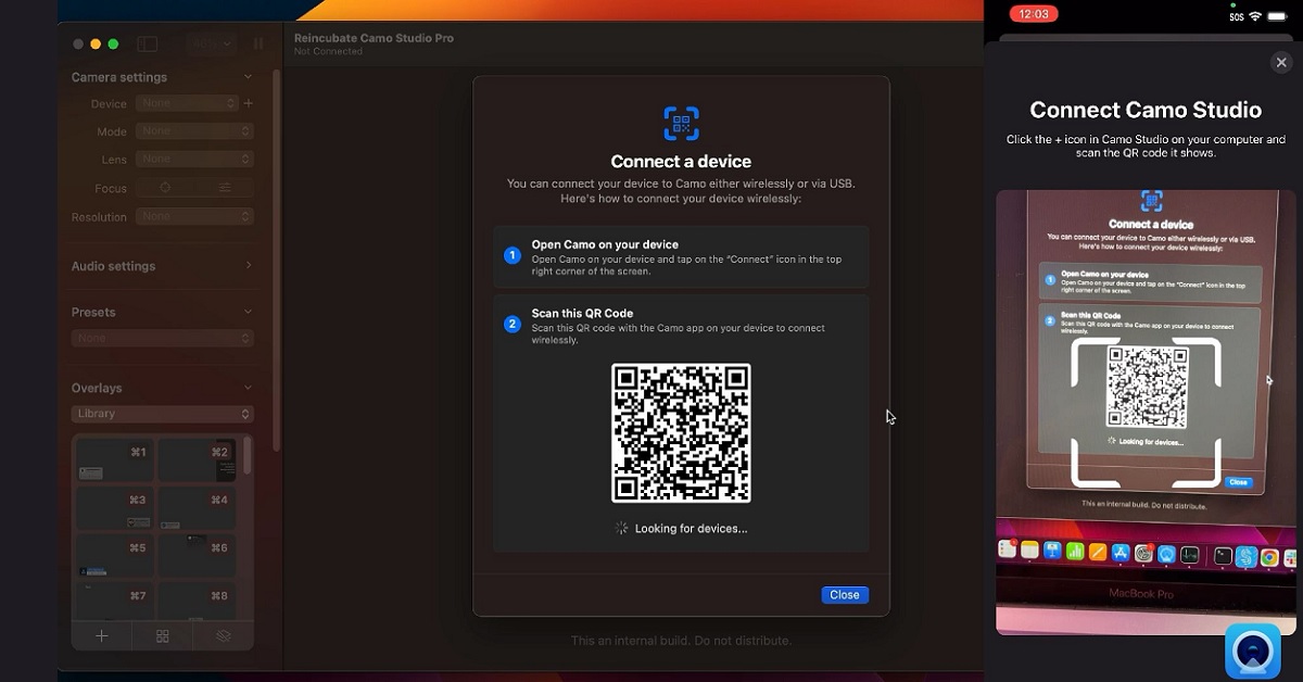 convertir tu telefono en una webcam con camo
