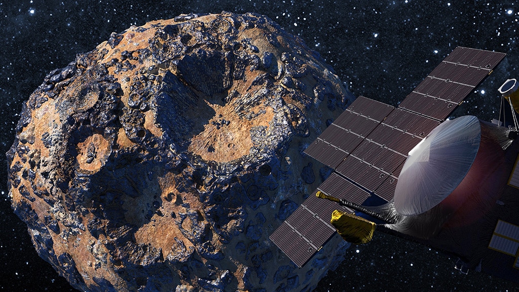NASA da nueva información sobre el asteroide valorado en 10,000,000,000,000,000,000 de dólares