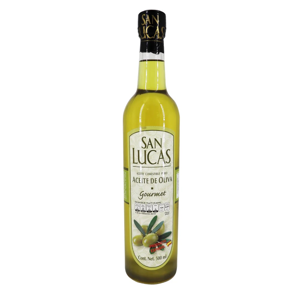 Mejores marcas de aceite de oliva en México, según PROFECO 5 mejores marcas de aceite de oliva san lucas 500 ml