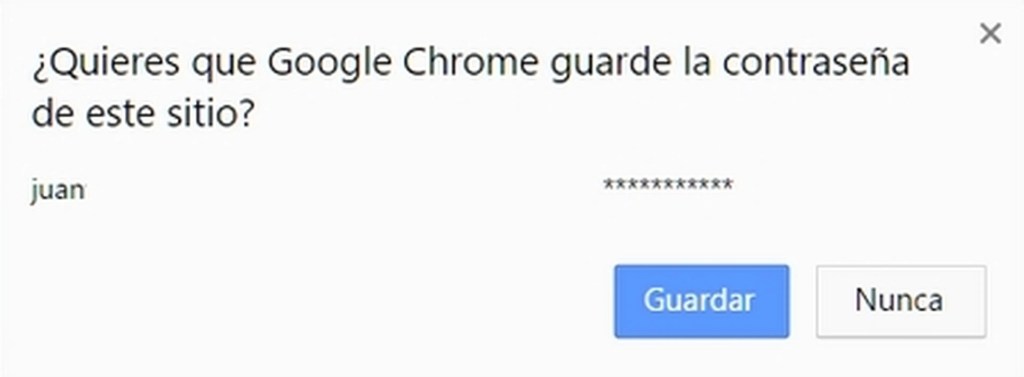 Por qué no deberías almacenar contraseñas en los navegadores