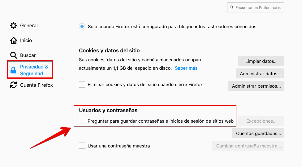 Por qué no deberías almacenar contraseñas en los navegadores