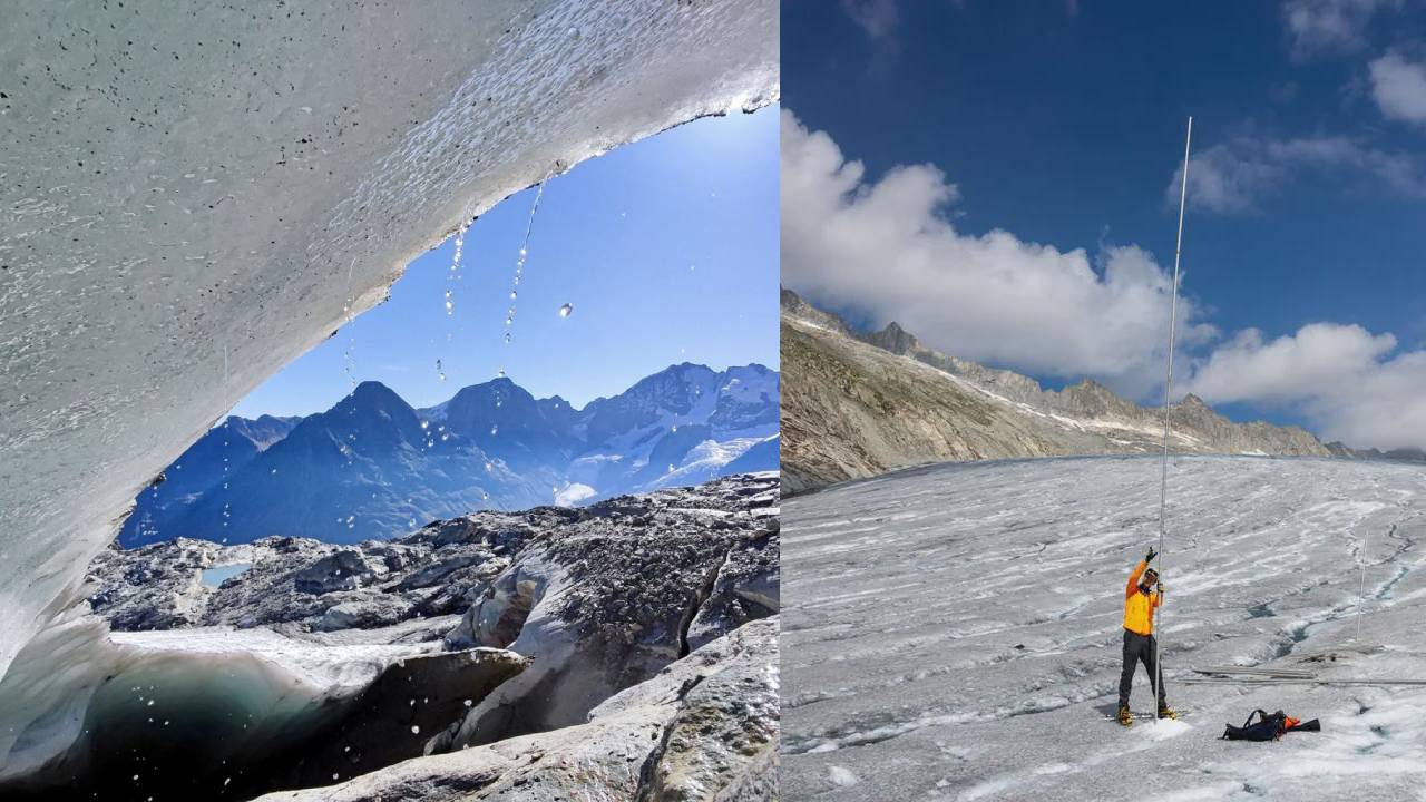 Los glaciares suizos pierden el volumen de una década en solo dos años