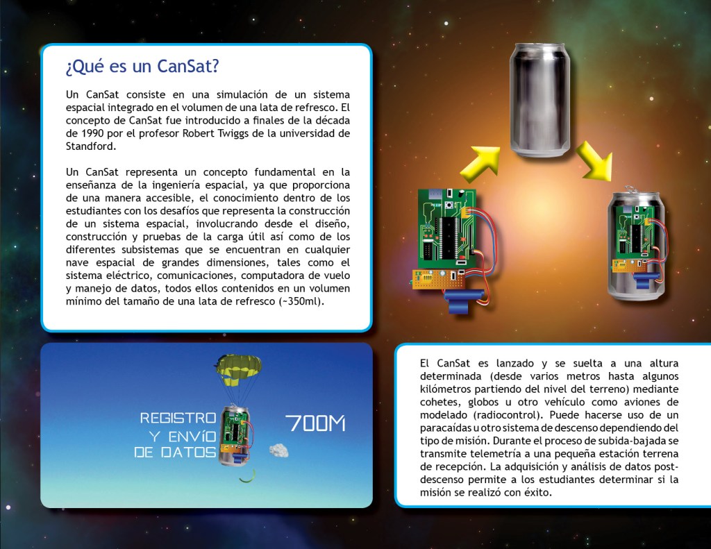 ¿Un satélite en una lata? La Agencia Espacial Mexicana te enseña a hacerlo