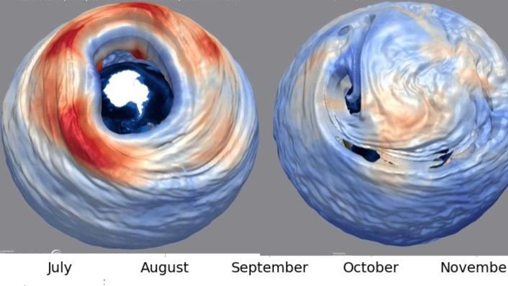 El agujero en la capa de ozono alcanza su tamaño más pequeño en cinco años