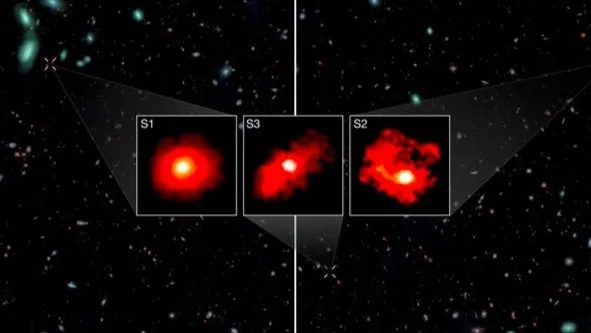 El telescopio James Webb descubre monstruosas galaxias rojas que desafían las leyes cósmicas