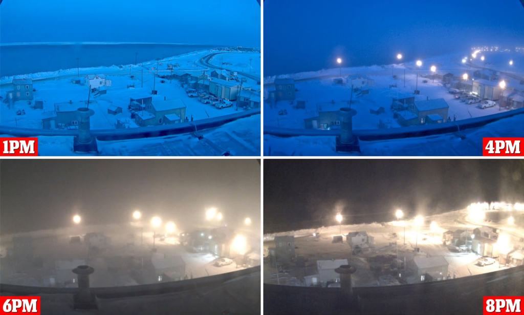 Un pueblo de Alaska no volverá a ver el Sol: comienza la noche polar en Utqiaġvik