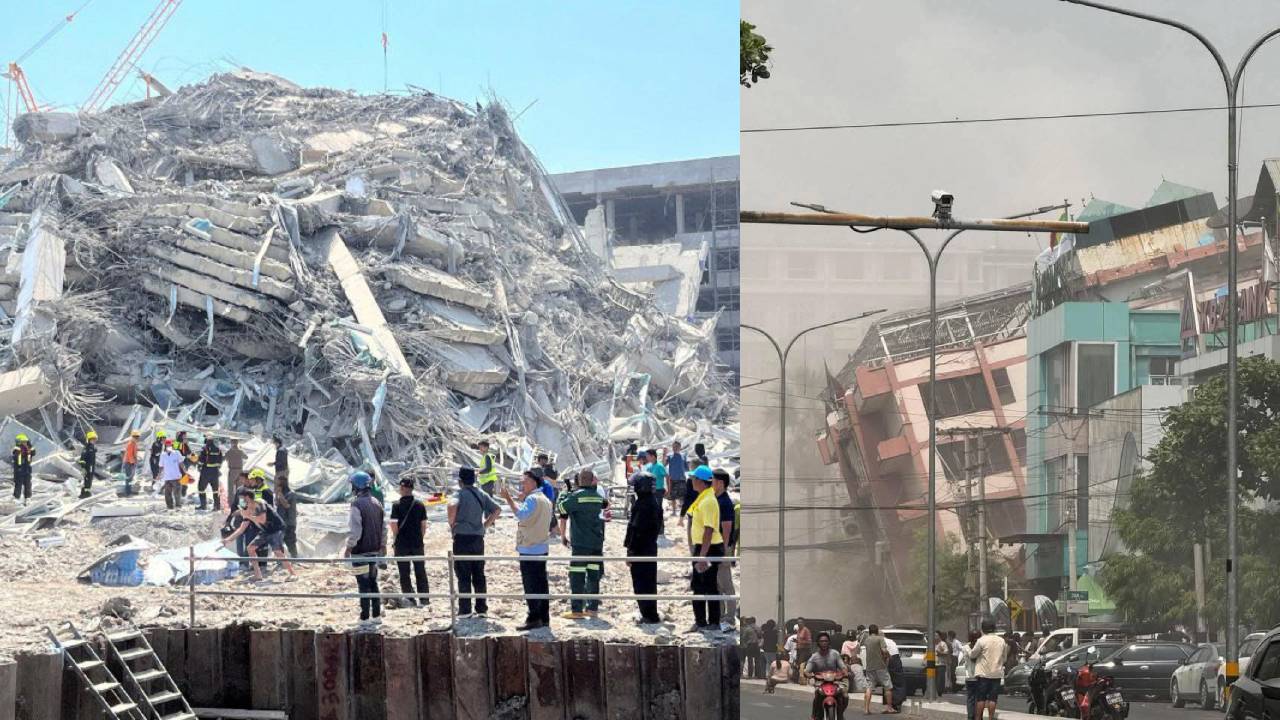 Devastador terremoto sacude el sudeste asiático