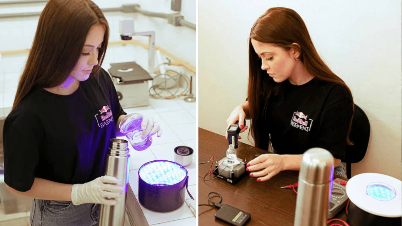 Bárbara Gosziniak Paiva: la estudiante brasileña que creó una botella que potabiliza el agua