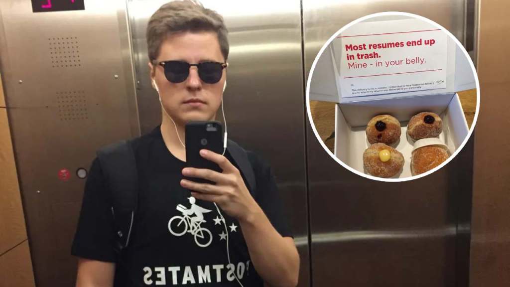 Lukas Yla: el creatio truco de un joven que consiguió 10 entrevistas con donas