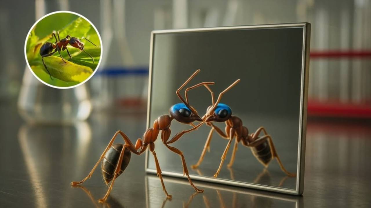 Las hormigas tienen conciencia de sí mismas y se pueden reconocer en un espejo