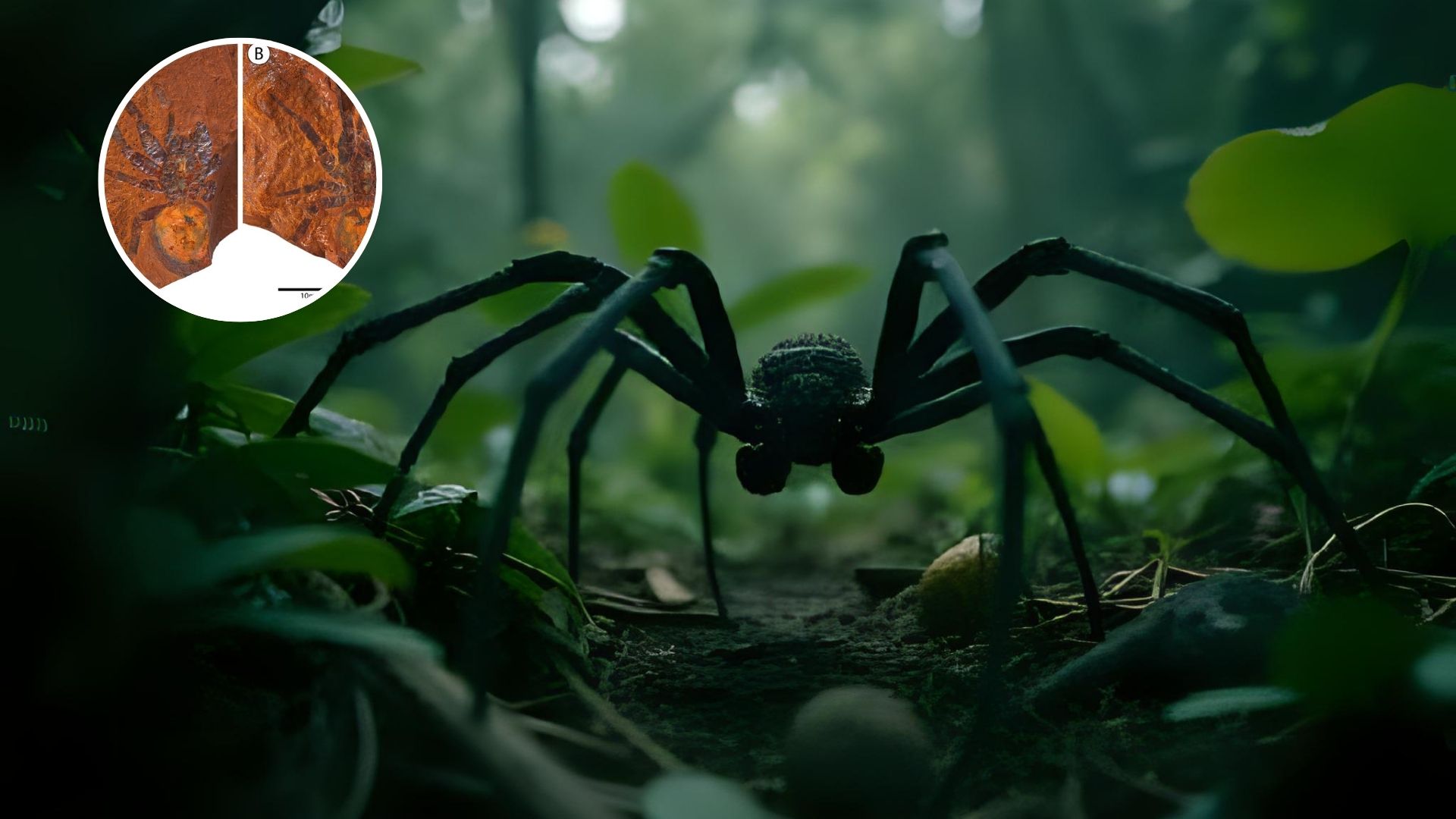 Descubren en Australia una araña prehistórica gigante que pudo acechar a los dinosaurios