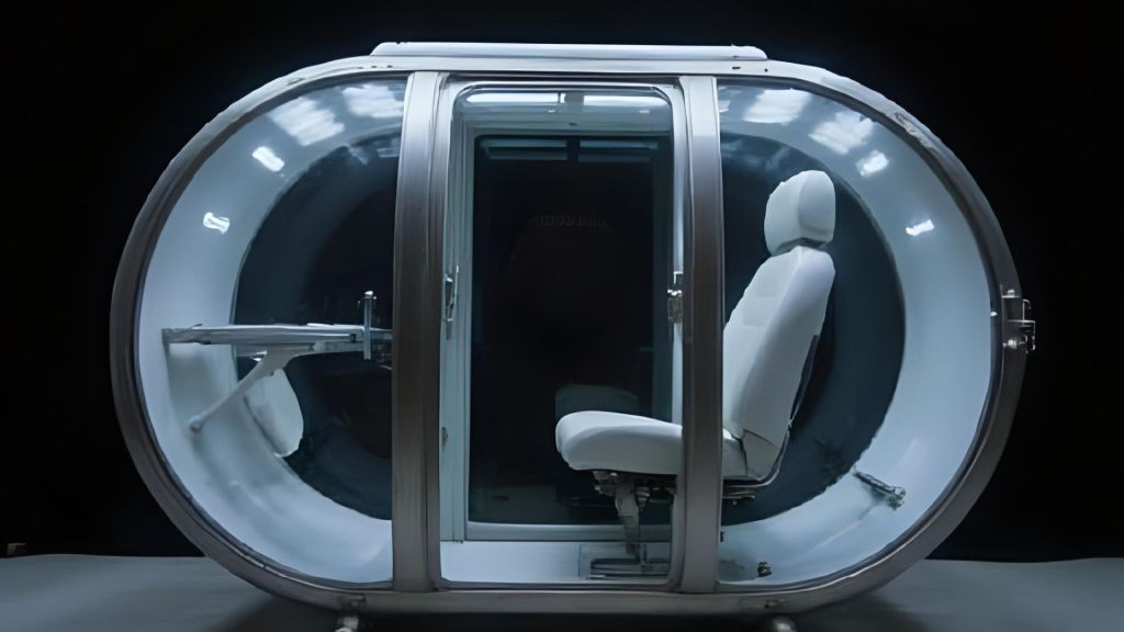 Japón creó una “lavadora humana” que usa IA para lavar todo tu cuerpo en cuestión de minutos