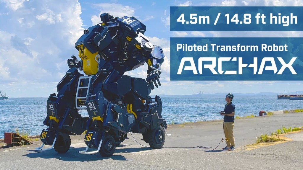 Startup japonesa creó un robot de 4,5 metros inspirado en Gundam y el dinosaurio Archaeopteryx