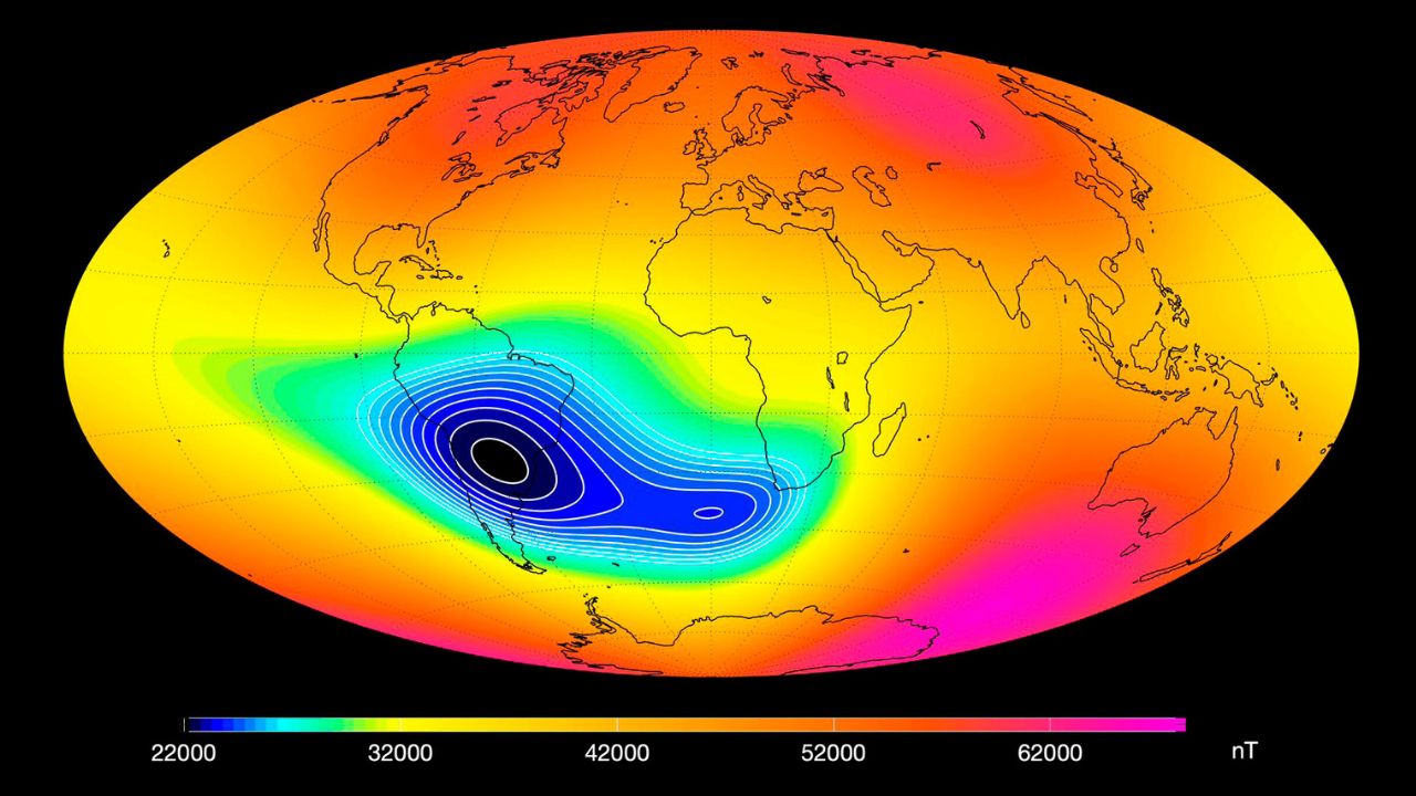 Enorme anomalía gravitatoria en el planeta muestra cambios profundos bajo el Atlántico