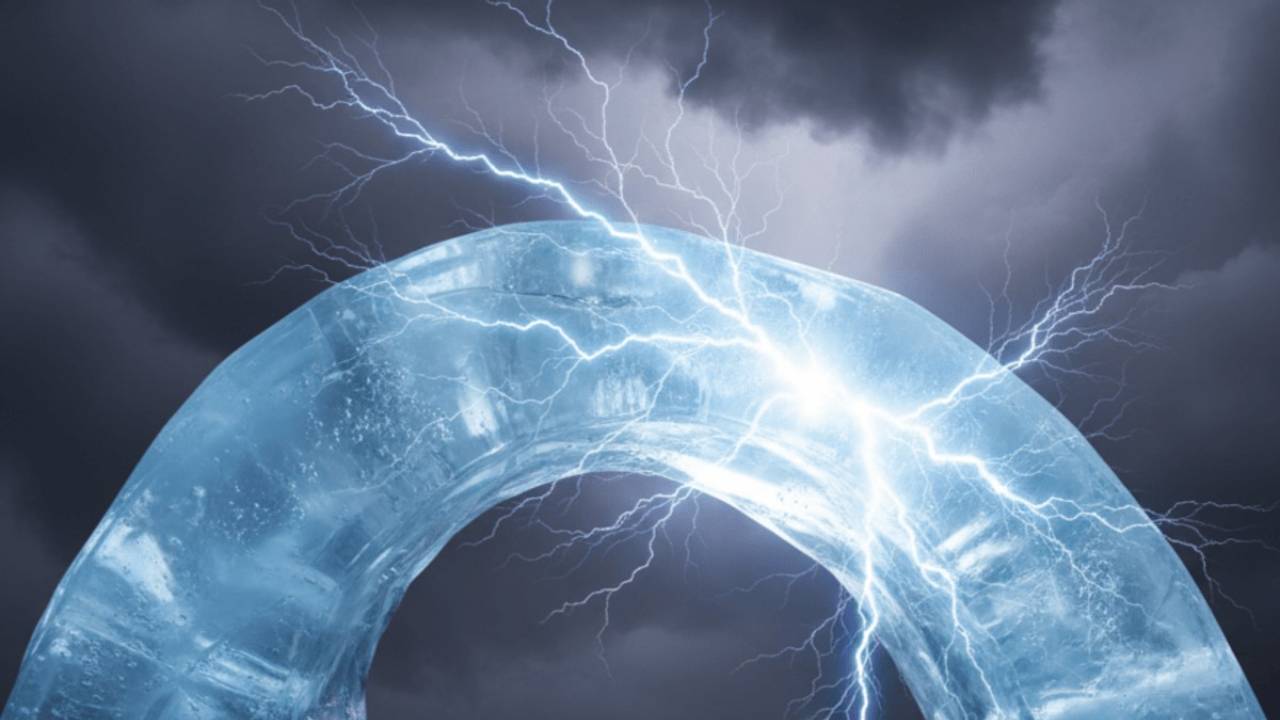 Se descubre que doblar el hielo produce electricidad y esto podría explicar finalmente el origen de los rayos