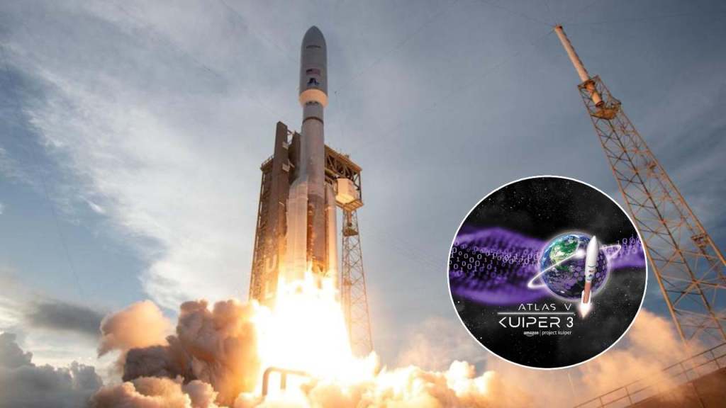 Así fue el lanzamiento del cohete ULA de 27 de los satélites de Internet del Proyecto Kuiper de Amazon hoy
