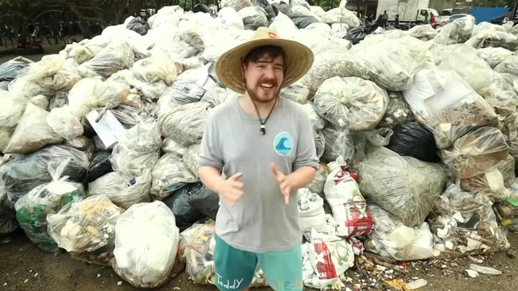 La campaña de MrBeast y Mark Rober logró eliminar más de 15 millones de kilos de basura del planeta