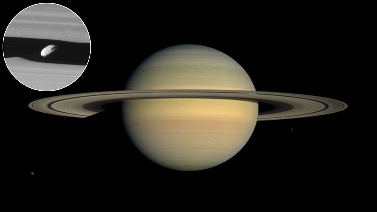 Dafnis: la diminuta luna que agita los anillos de Saturno