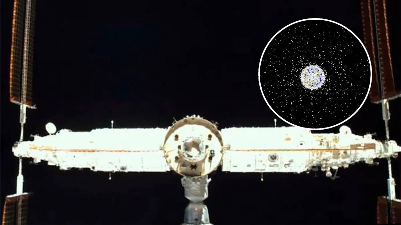 Tres astronautas quedan varados en el espacio tras ser golpeada su nave por basura espacial
