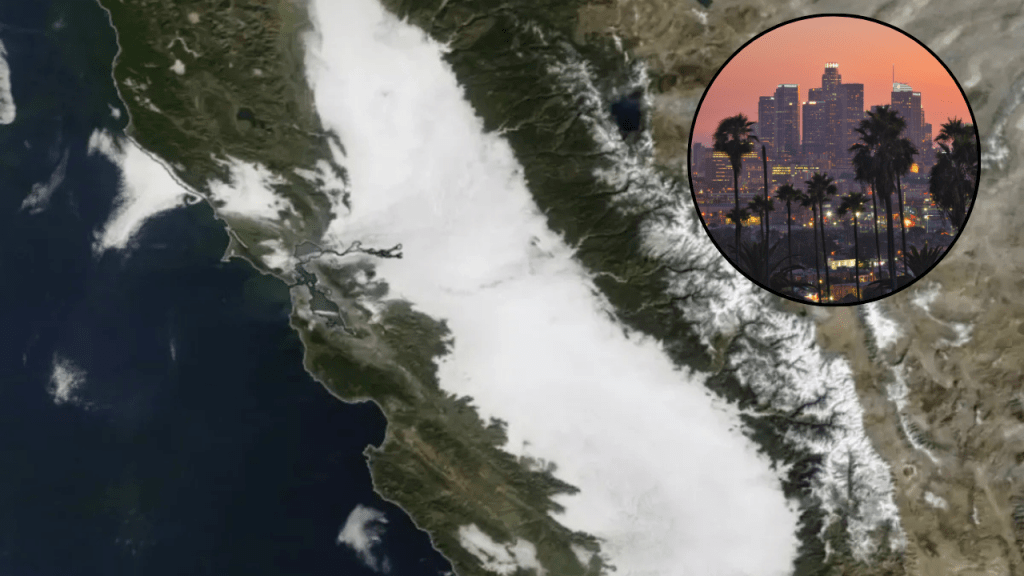 Niebla de radiación: un cinturón de 643 kilómetros mantiene al Valle Central de California bajo su dominio