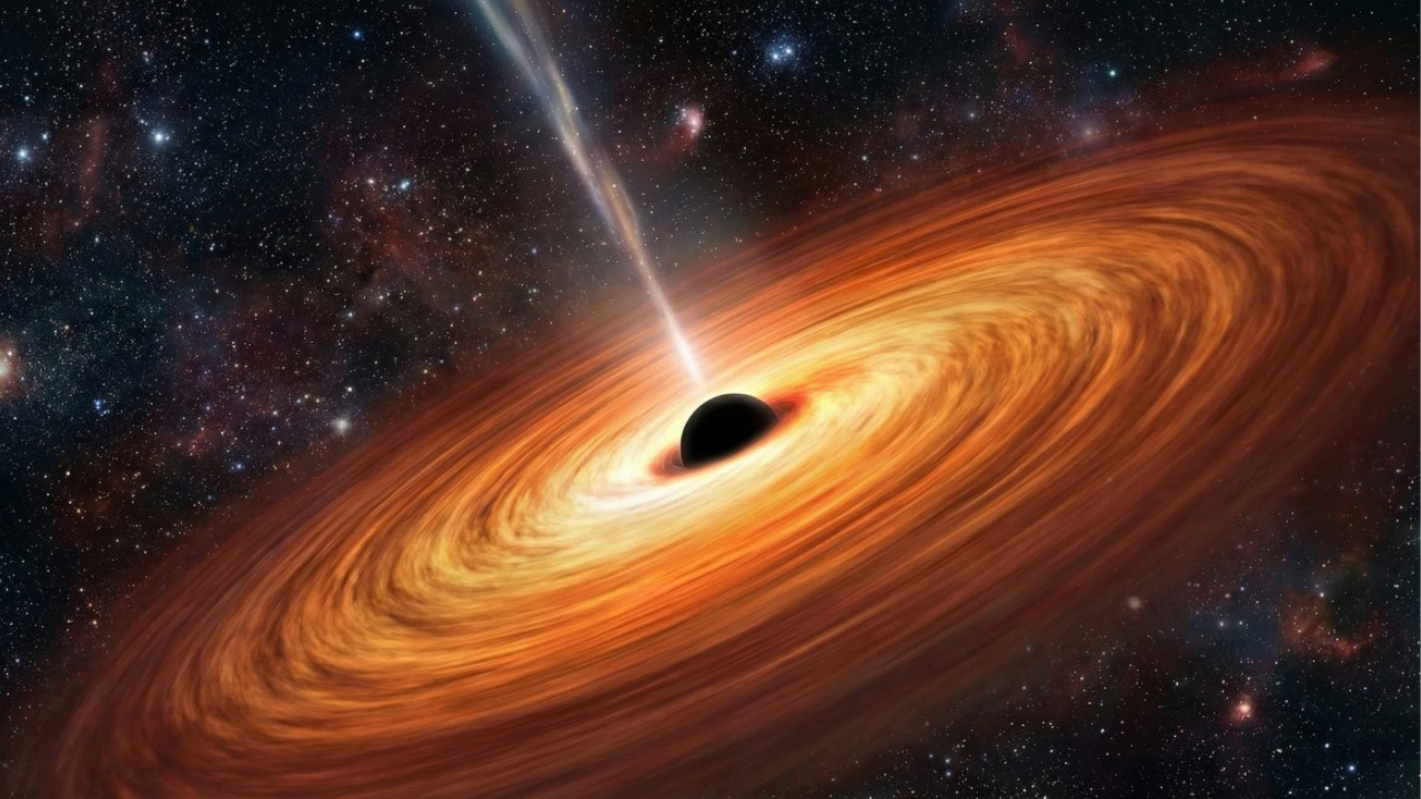 Un agujero negro dobla el espacio-tiempo, exactamente como Einstein predijo hace 100 años