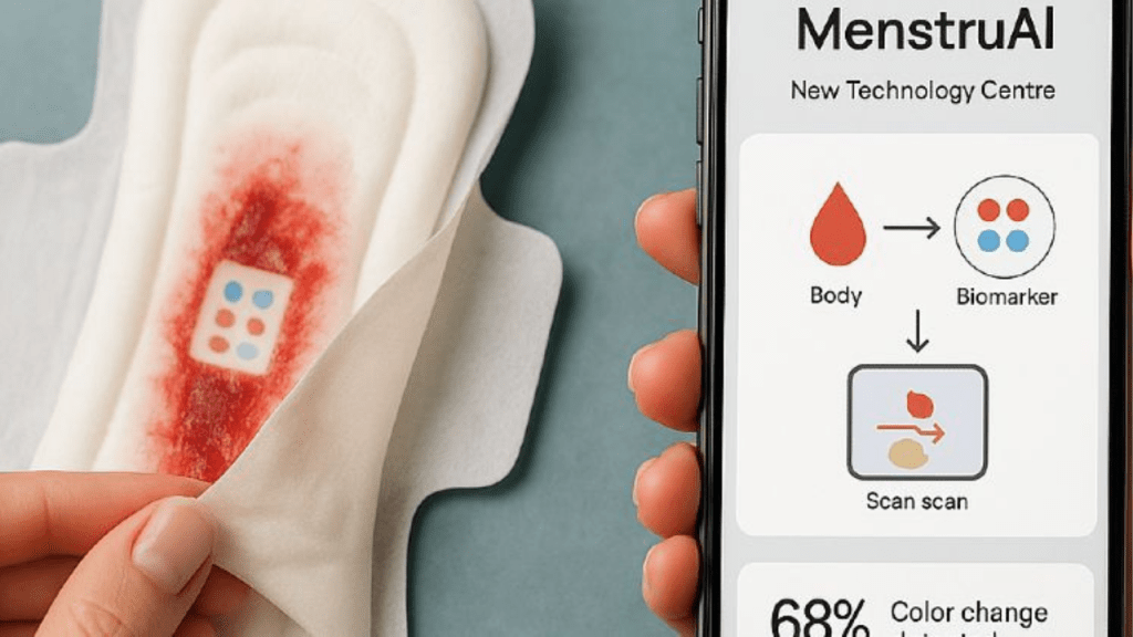 Toalla sanitaria inteligente que ayudará a detectar enfermedades como cáncer de ovario o endometriosis